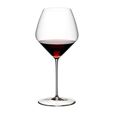 Riedel Veloce Pinot Noir/Nebbiolo Glasses (Set of 2) Bundle with Microfiber Polishing Cloth (2 Items)