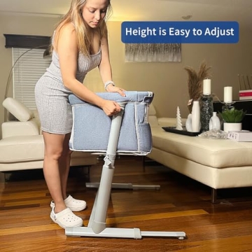 RONBEI Baby Bassinet – Adjustable Bedside Sleeper for Infants