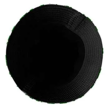 Green Shine Saint Patrick Day Clover Bucket Hat for Unisex Women Men Fisherman Hat Foldable Summer Beach Sun Hats Outdoor Travel Cap