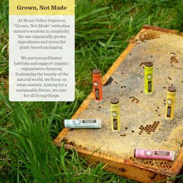 Organic Lip Balm 5 Pack Hydrating & Eco-Friendly