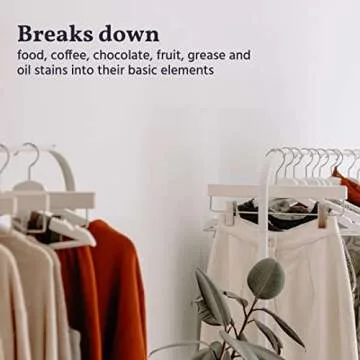 Naturally It's Clean Stain Eraser, Natural Enzymes Based/Biodegradable Instant Stain Removal, Spot Wipe Removes Wine, Coffee, Soda, Spills, Odor on Clothes, Bags, 60 Count (Pack of 1)