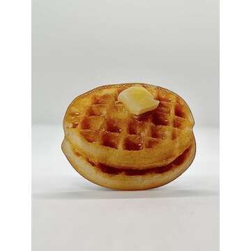 Waterproof Funny Cute Korean Style Waffle with Butter Mobile Phone Acrylic Phone Grip/Phone Accessor...