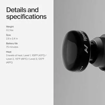 Hypervolt Heated Head Attachment for Muscle Relief