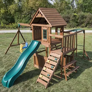 Swing-N-Slide Knightsbridge Wooden Swing Set for Kids