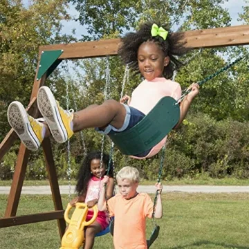 Swing-N-Slide Knightsbridge Wooden Swing Set for Kids