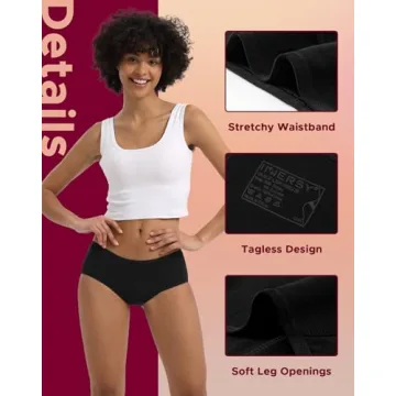 INNERSY Women’s Hipster Period Underwear for Comfort and Style