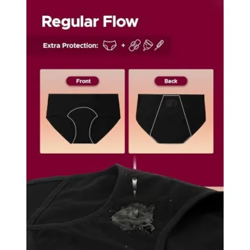 INNERSY Women’s Hipster Period Underwear for Comfort and Style