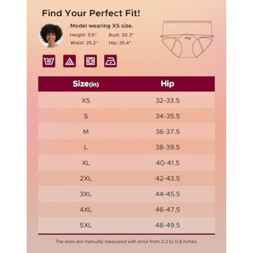 INNERSY Women’s Hipster Period Underwear for Comfort and Style