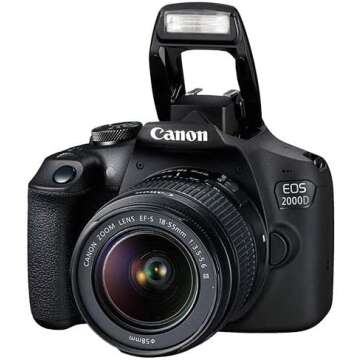 Canon EOS 2000D DSLR Camera with 18-55mm Lens Kit