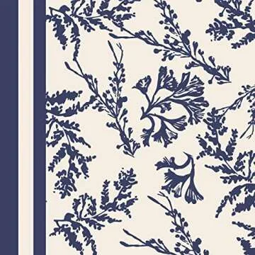 Vera Bradley Women's Beach Towel, Floating Fronds Navy, One Size