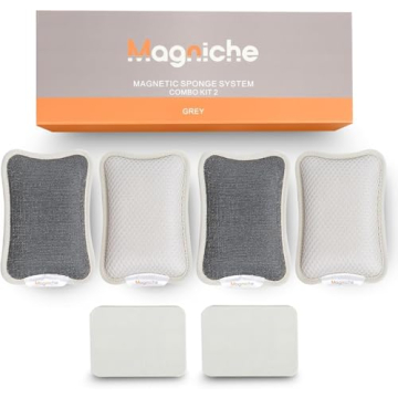 Magniche 3-in-1 Magnetic Dish Sponge System