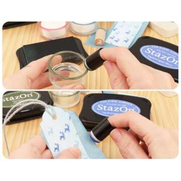 Tsukineko StazOn Stamp Pad, Olive Green