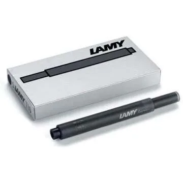LAMY AL-Star Fountain Pen (29F) Black Purple + 5 Black Ink Cartridges
