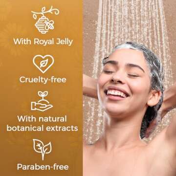 Tio Nacho Natural Lightening and Volumizing Shampoo with Royal Jelly and Chamomile, 14 Ounces