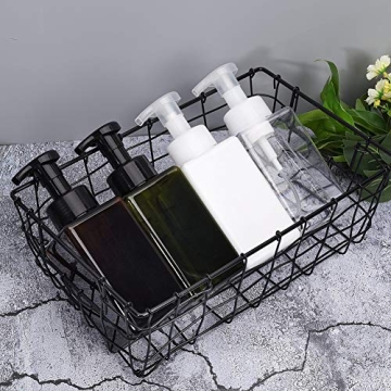 UUJOLY 15oz Foaming Soap Dispenser, Refillable Pump Bottle