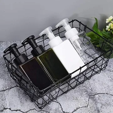 UUJOLY 15oz Foaming Soap Dispenser, Refillable Pump Bottle