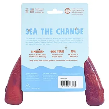 Seaflex Snorkl Dog Tug Toy for Moderate Chewers - 8.25"