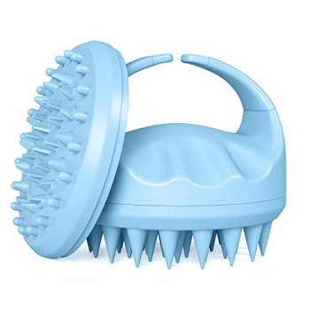 Flathead Hair Scalp Massager - 2-Pack Silicone Brush