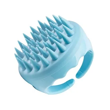 Flathead Hair Scalp Massager - 2-Pack Silicone Brush