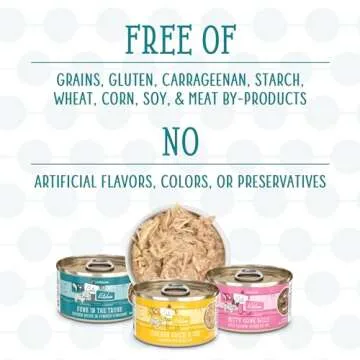 Weruva Cats in The Kitchen, Kitchen Cuties Variety Pack, Wet Cat Food, 3.2oz Can (Pack of 12)