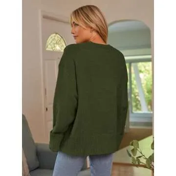 LILLUSORY Women's Oversized Sweaters Fuzzy Chunky Warm Pullover Sweater