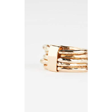 Soko Nyundo Stacking Rings Set - Elegant Hammered Jewelry