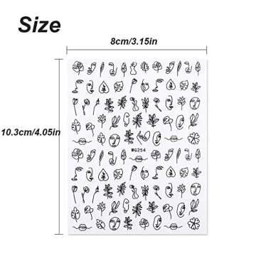 Creative 3D Graffiti Nail Art Stickers for Unique Designs