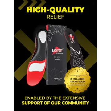 Premium Anti-Fatigue Insoles for Arch Support Comfort