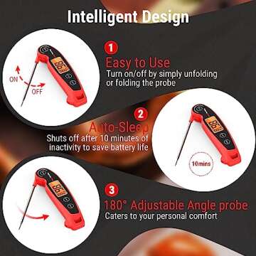 ThermoPro TP605 Instant Read Meat Thermometer