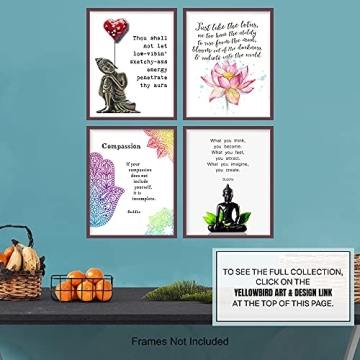 Buddha Quotes Wall Decor - Zen Inspirational Art Prints