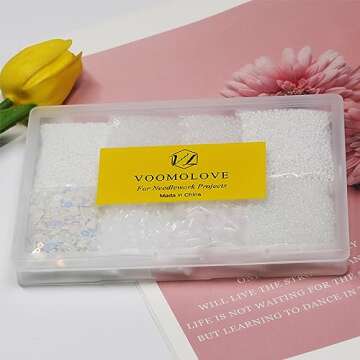 Many Kinds of Craft Beads Including Glass Bugle Seed Beads ，Sequins Beads for DIY Arts Crafts Sewi...