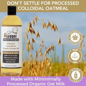 Organic Dog Shampoo for Sensitive Skin, Eco-Friendly, USA Made