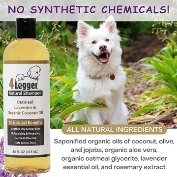 Organic Dog Shampoo for Sensitive Skin, Eco-Friendly, USA Made