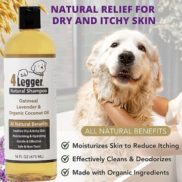 Organic Dog Shampoo for Sensitive Skin, Eco-Friendly, USA Made