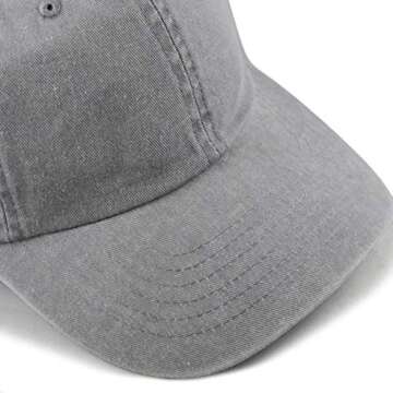 The Hat Depot Cotton Pigment Dyed Cap for All Styles