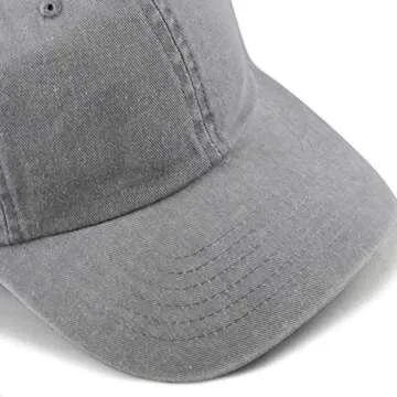 The Hat Depot Cotton Pigment Dyed Cap for All Styles