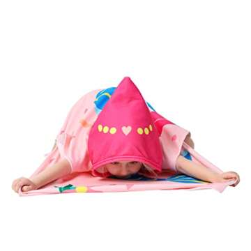 Athaelay Kids Mermaid Hooded Towel Poncho – Fun Swim Cover-up