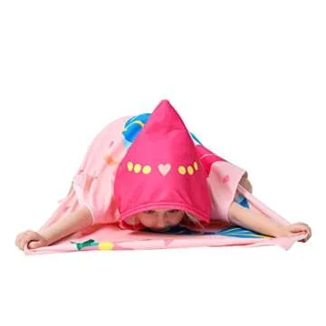 Athaelay Kids Mermaid Hooded Towel Poncho – Fun Swim Cover-up
