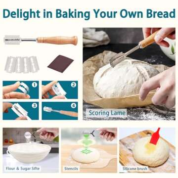 Aliggbent Sourdough Baking Supplies Kit for All Levels