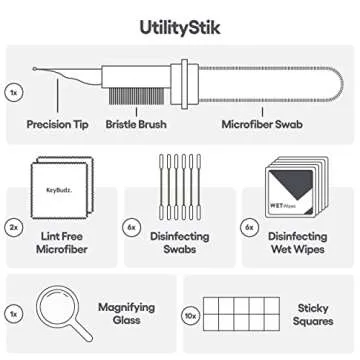 KeyBudz Air Care AirPods Cleaning Kit Accessories Set - Safely Sanitize, Clean and Maintain Your Air...