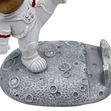 Creative Astronaut Phone Holder Spaceman Cell Phone Stand Cute Funny Smartphone Holder Bracket for Desk Home Office