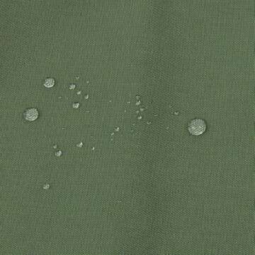 QILLOWAY Outdoor Seat/Back Chair Cushion Tufted Pillow, Spring/Summer Seasonal All Weather Replacement Cushions. (Dark Green)