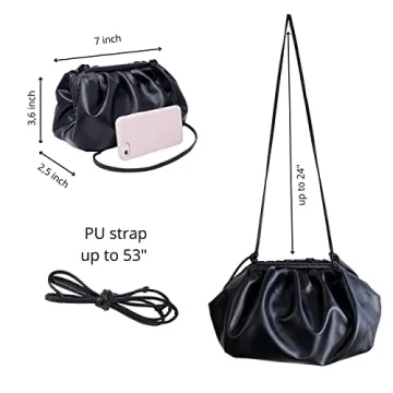 Bella Luna Dumpling Pouch Bag - Stylish & Versatile