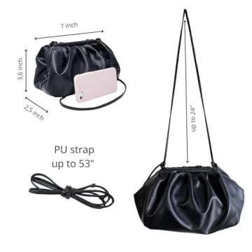 Bella Luna Dumpling Pouch Bag - Stylish & Versatile