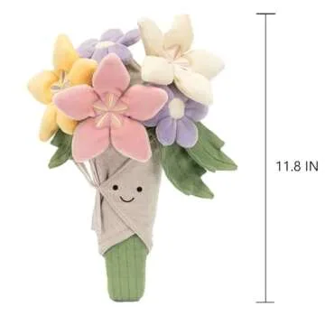 QYN Plush Flower Bouquet - Fun Gift for All Occasions