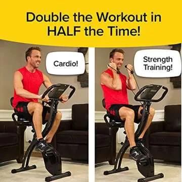 BulbHead Slim Cycle Stationary Bike for Comfortable Workouts