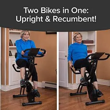 BulbHead Slim Cycle Stationary Bike for Comfortable Workouts