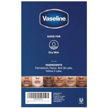 Vaseline Lip Therapy Rosy Lips 6-Pack – Mini Lip Balms for Soft, Deliciously Kissable Lips, Premium Gift Set, 0.25 Oz Ea