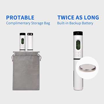 Jump Rope with Counter, Weighted Jump Ropes for Fitness for Women, Men, Kids. Cordless for Indoor and Outdoor, Smart Skipping Rope Have Calorie Counting and Adjustable Cable & Ropeless. Black