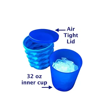 FREEZE AND SQUEEZE Ice Cube Maker Creates Easy Ice Nuggets